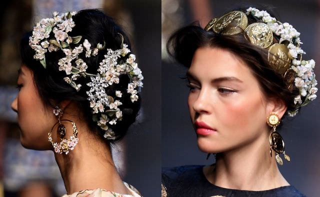Dolce & Gabbana hair spring 2014